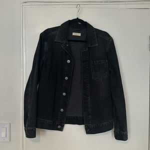 Black denim all saints jacket